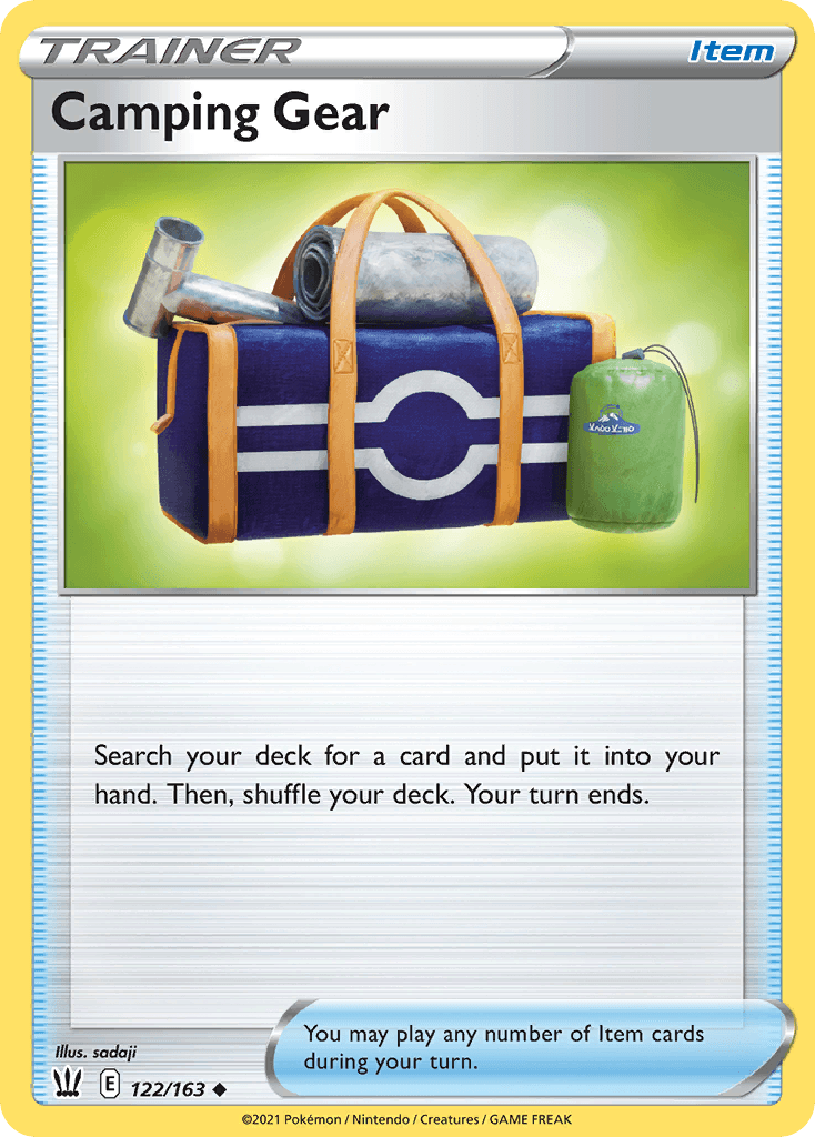 Camping Gear, kortbilde fra pokemontcg.io