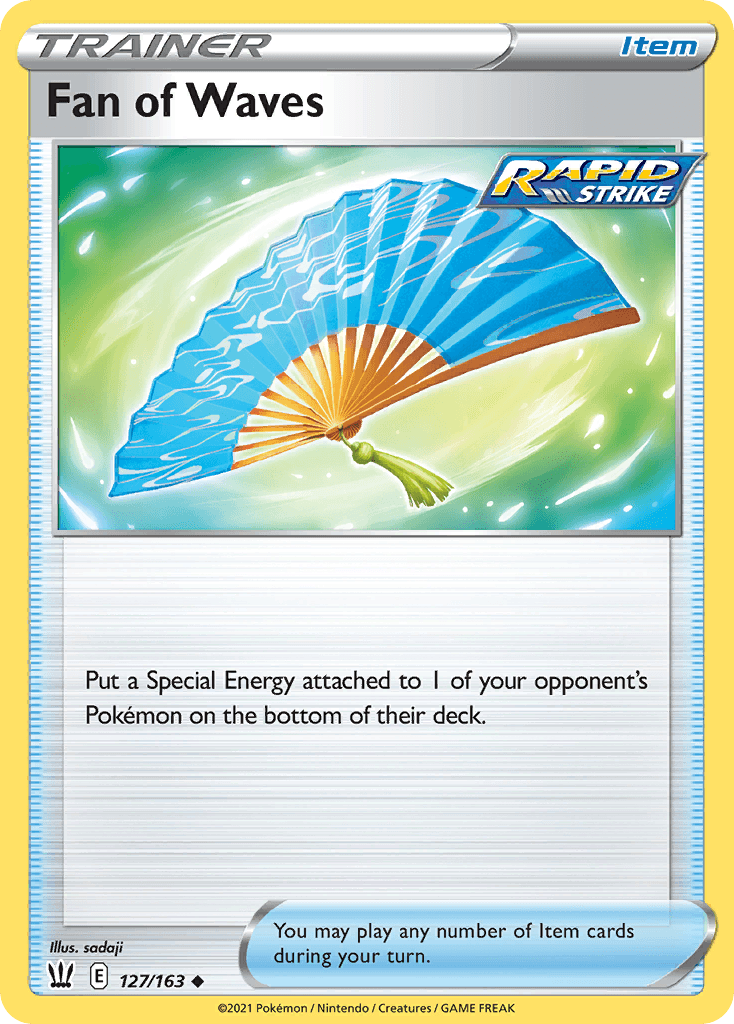 Fan of Waves, kortbilde fra pokemontcg.io