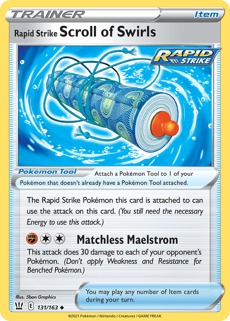 Rapid Strike Scroll of Swirls, kortbilde fra pokemontcg.io