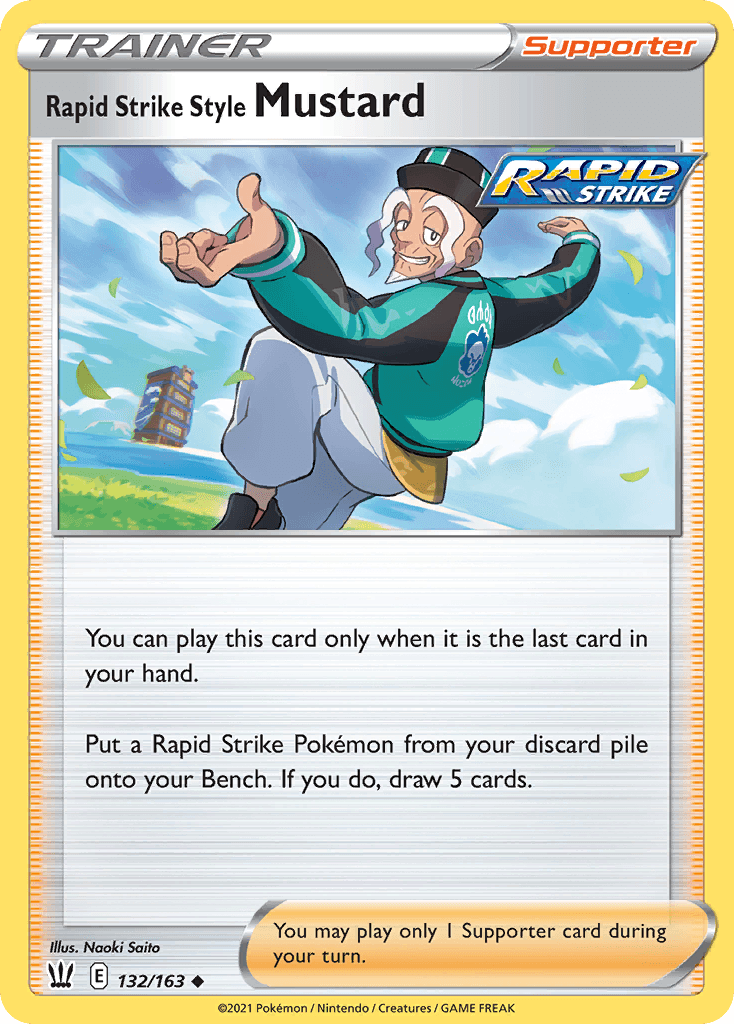 Rapid Strike Style Mustard, kortbilde fra pokemontcg.io