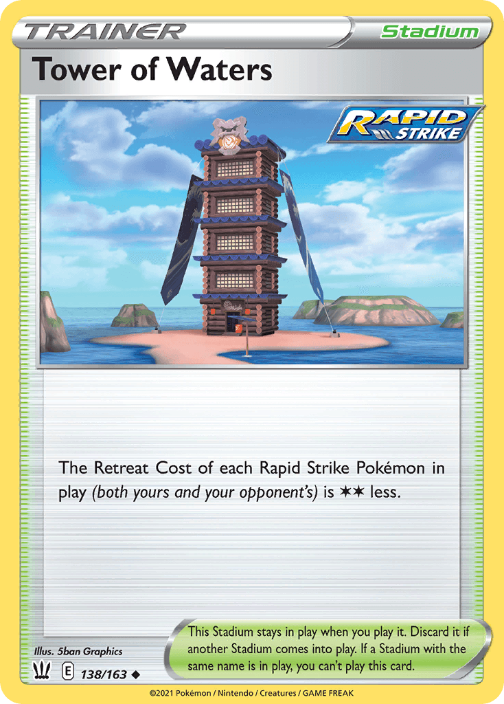 Tower of Waters, kortbilde fra pokemontcg.io