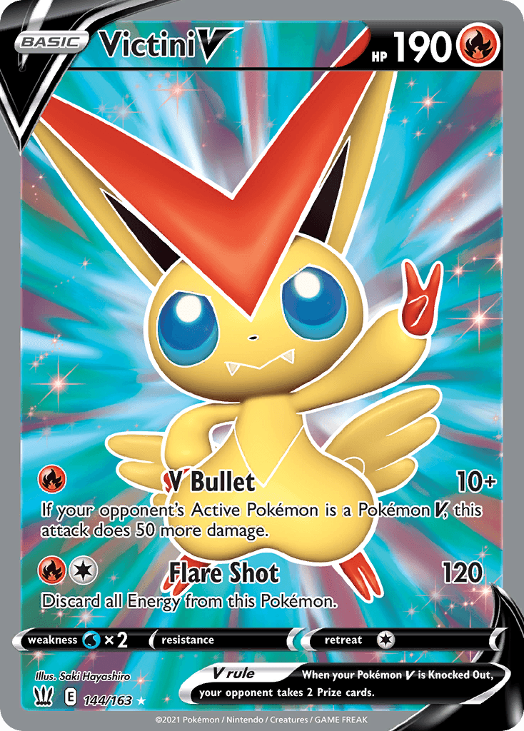 Victini V, kortbilde fra pokemontcg.io