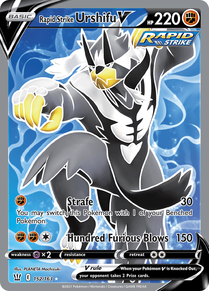 Rapid Strike Urshifu V, kortbilde fra pokemontcg.io