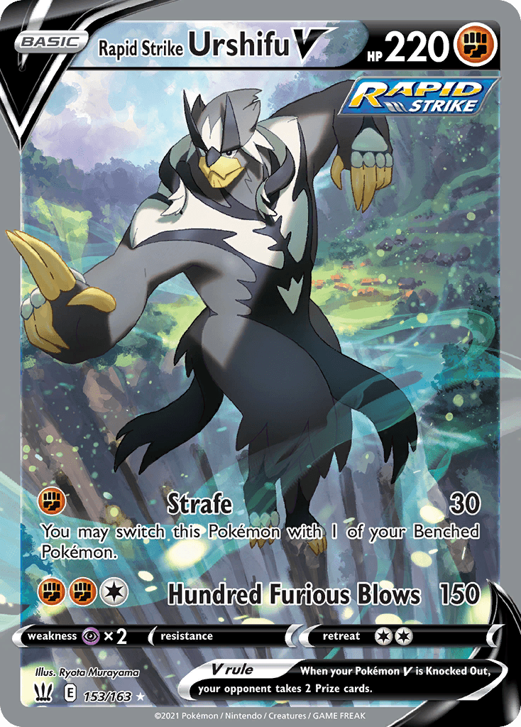 Rapid Strike Urshifu V, kortbilde fra pokemontcg.io