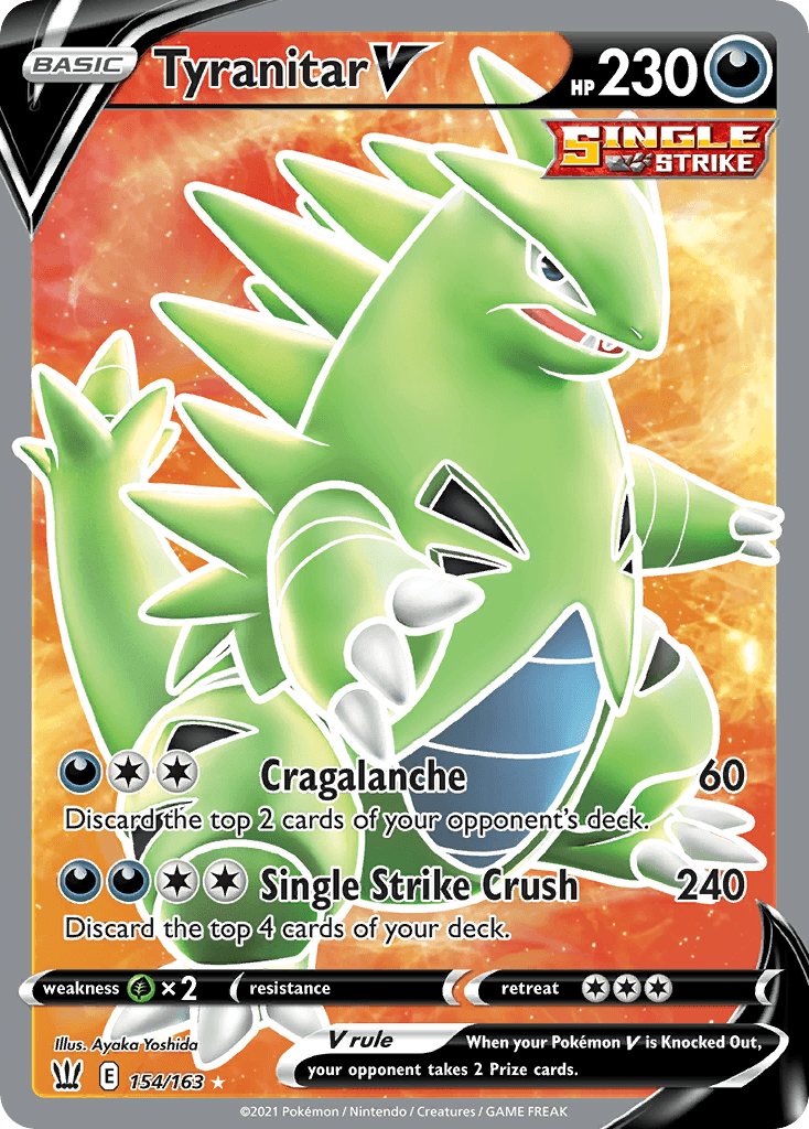 Tyranitar V, kortbilde fra pokemontcg.io