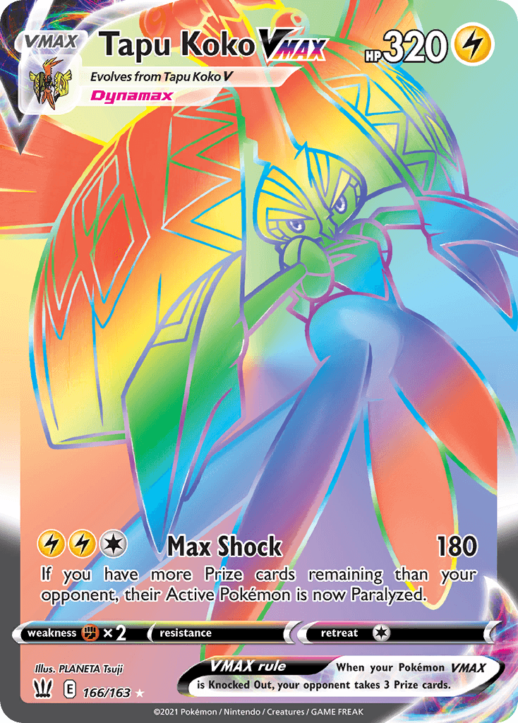 Tapu Koko VMAX, kortbilde fra pokemontcg.io