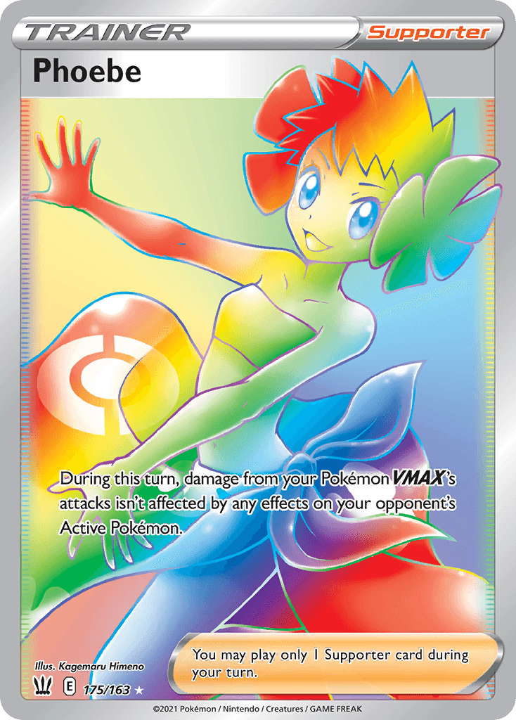 Phoebe, kortbilde fra pokemontcg.io