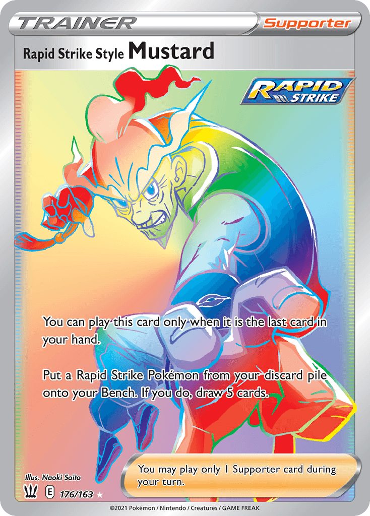 Rapid Strike Style Mustard, kortbilde fra pokemontcg.io