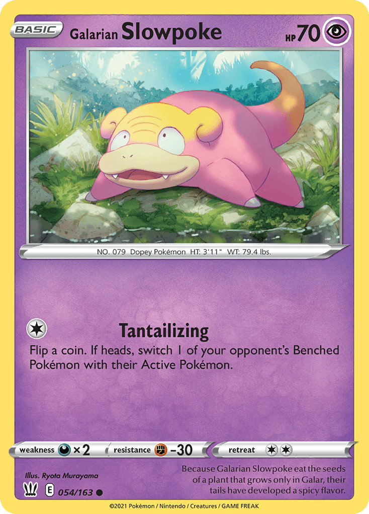 Galarian Slowpoke, kortbilde fra pokemontcg.io