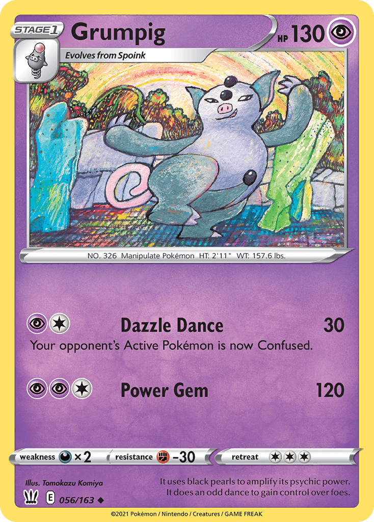 Grumpig, kortbilde fra pokemontcg.io