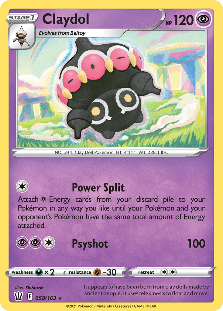 Claydol, kortbilde fra pokemontcg.io