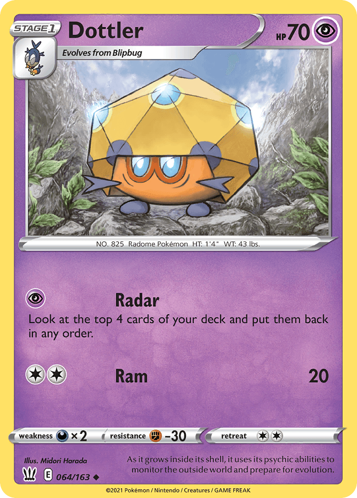Dottler, kortbilde fra pokemontcg.io