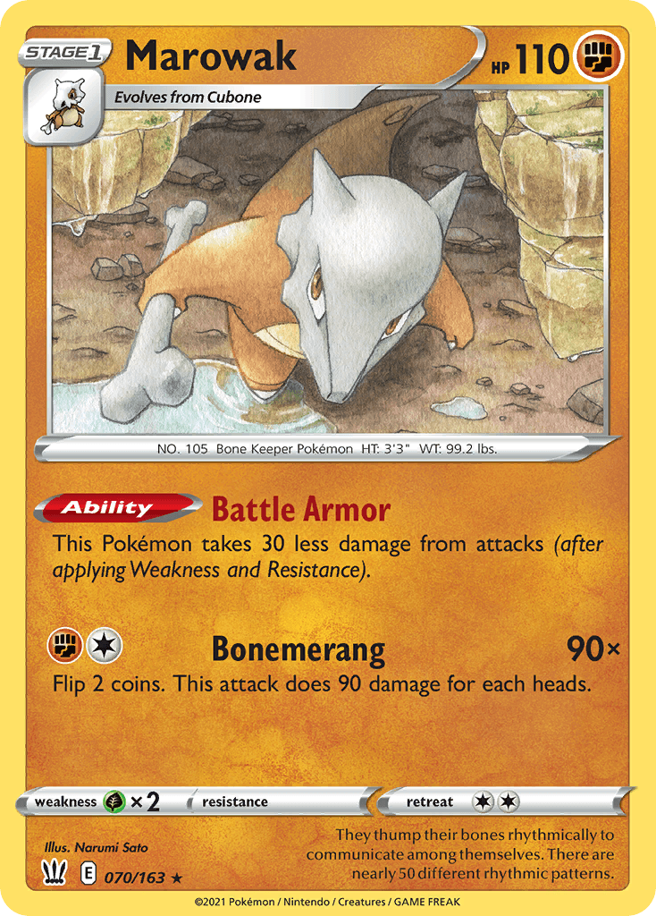 Marowak, kortbilde fra pokemontcg.io