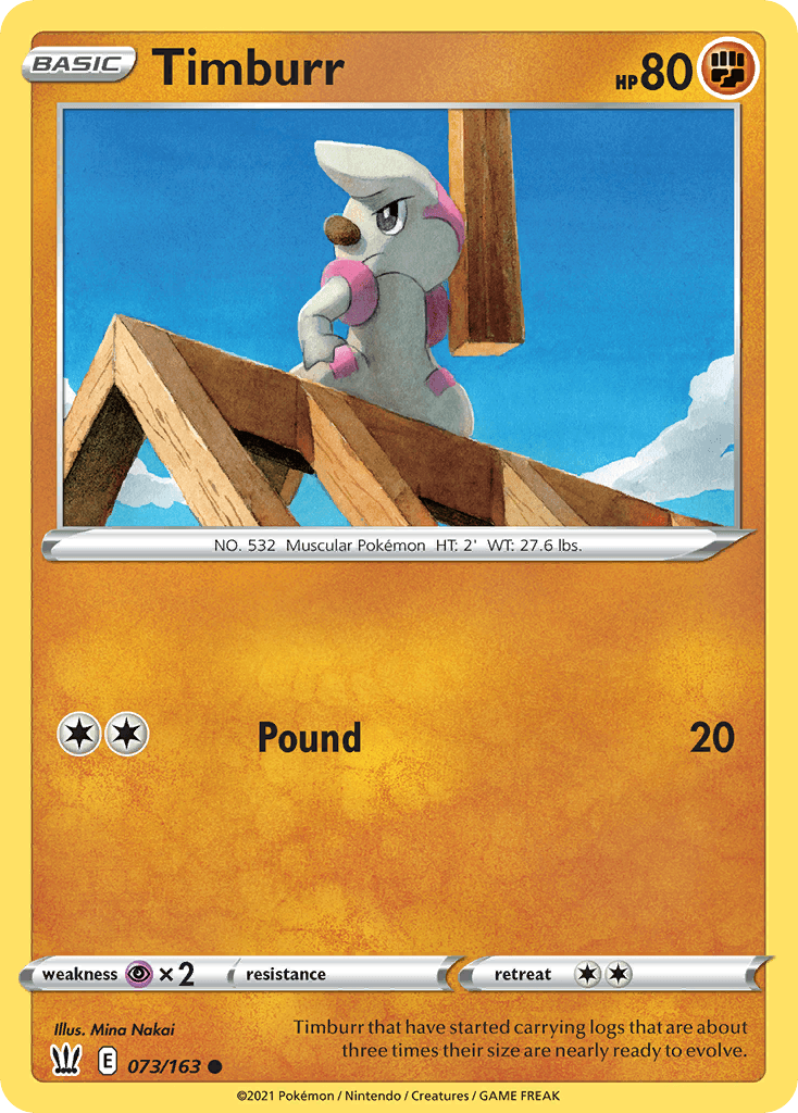 Timburr, kortbilde fra pokemontcg.io