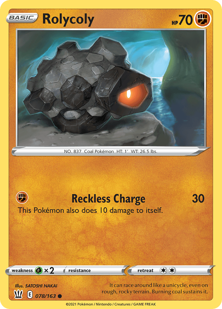 Rolycoly, kortbilde fra pokemontcg.io