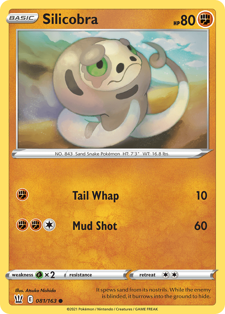 Silicobra, kortbilde fra pokemontcg.io