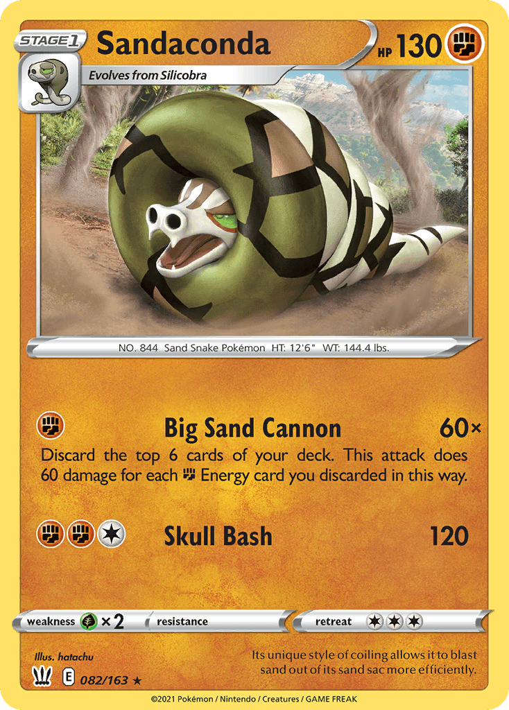 Sandaconda, kortbilde fra pokemontcg.io