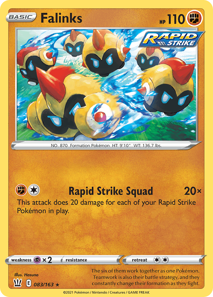 Falinks, kortbilde fra pokemontcg.io