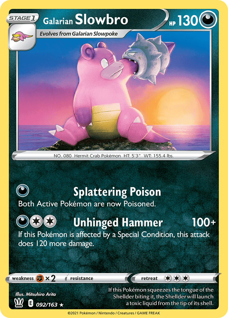 Galarian Slowbro, kortbilde fra pokemontcg.io