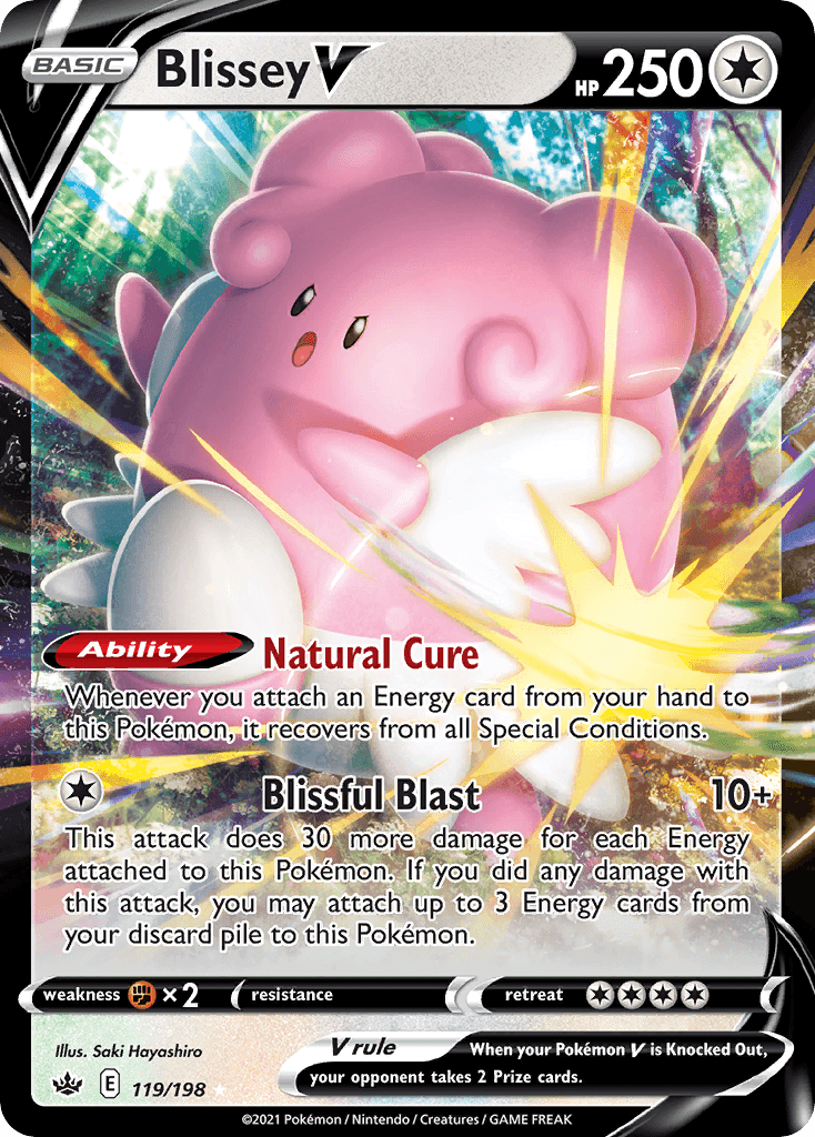 Blissey V, kortbilde fra pokemontcg.io
