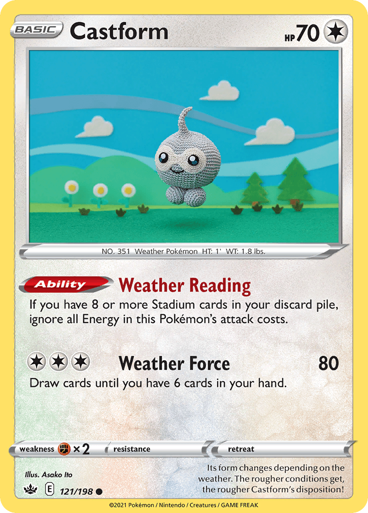 Castform, kortbilde fra pokemontcg.io