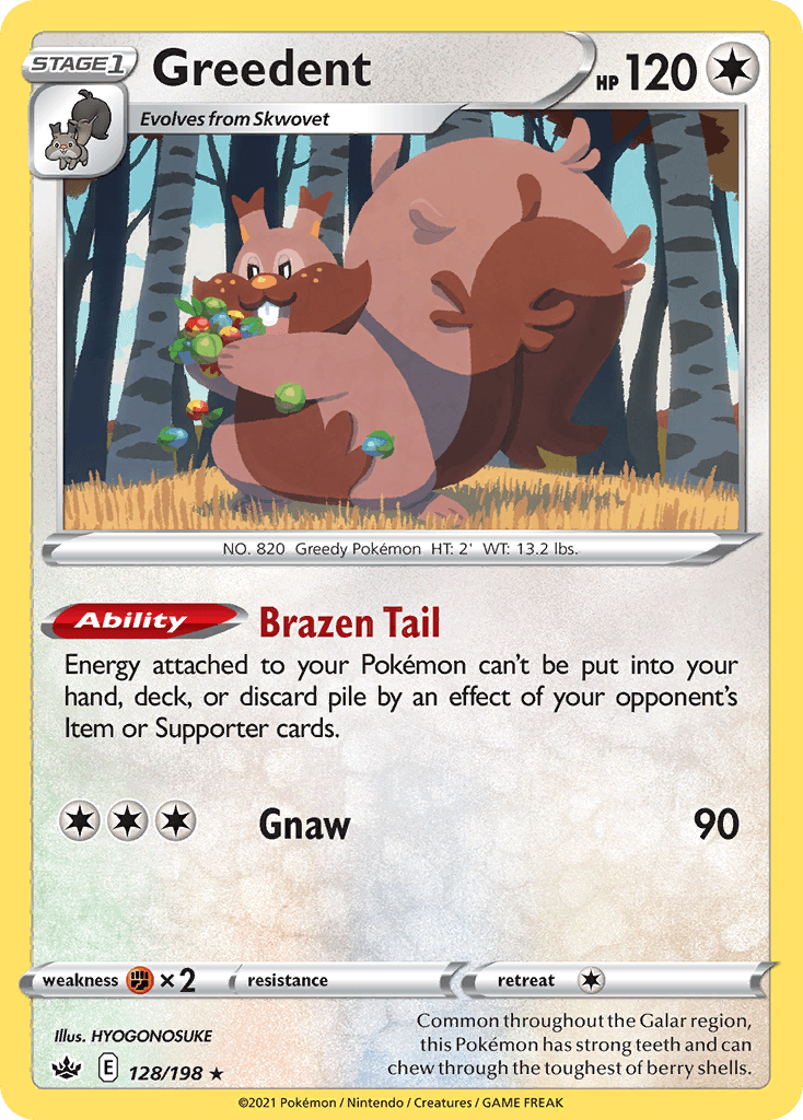 Greedent, kortbilde fra pokemontcg.io
