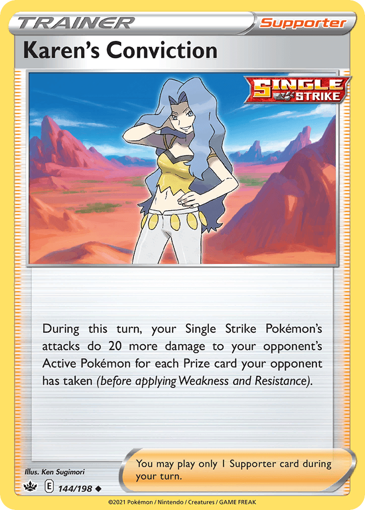 Karen's Conviction, kortbilde fra pokemontcg.io