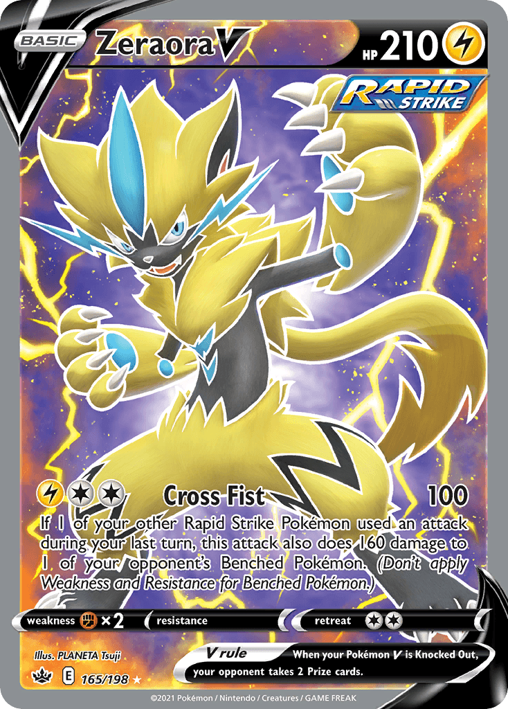 Zeraora V, kortbilde fra pokemontcg.io