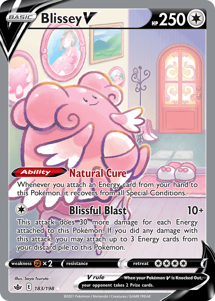 Blissey V, kortbilde fra pokemontcg.io