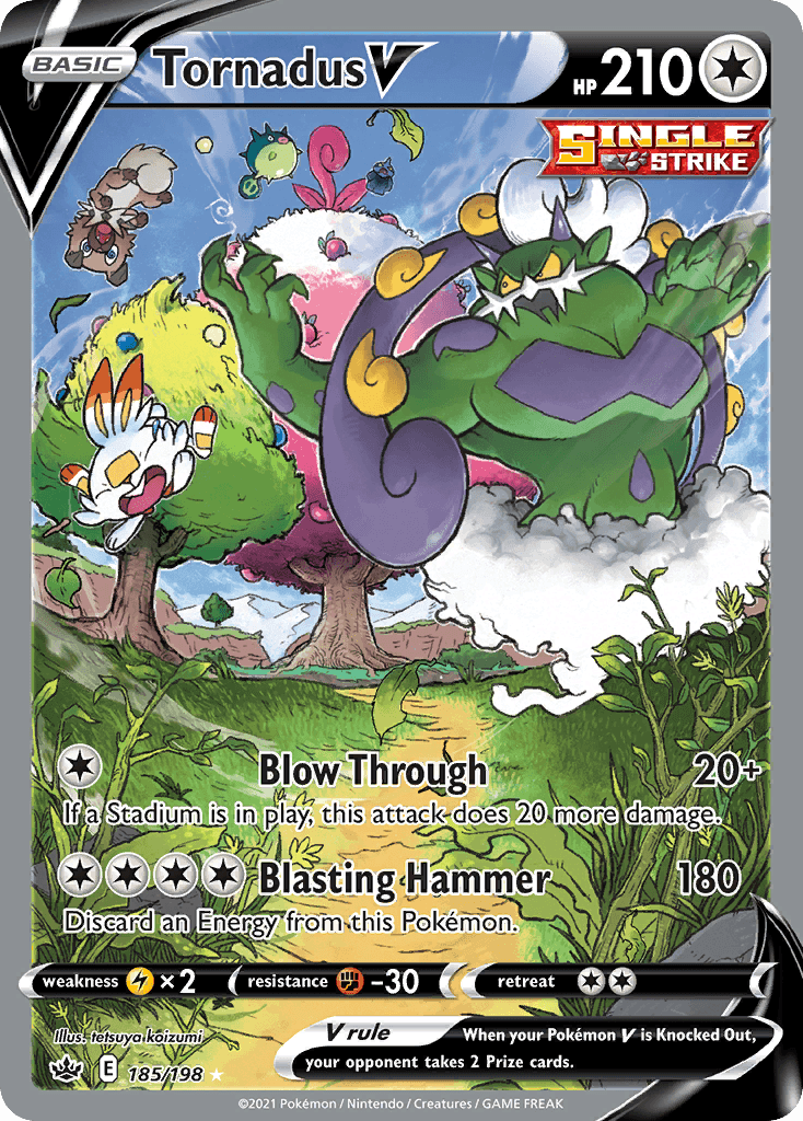 Tornadus V, kortbilde fra pokemontcg.io