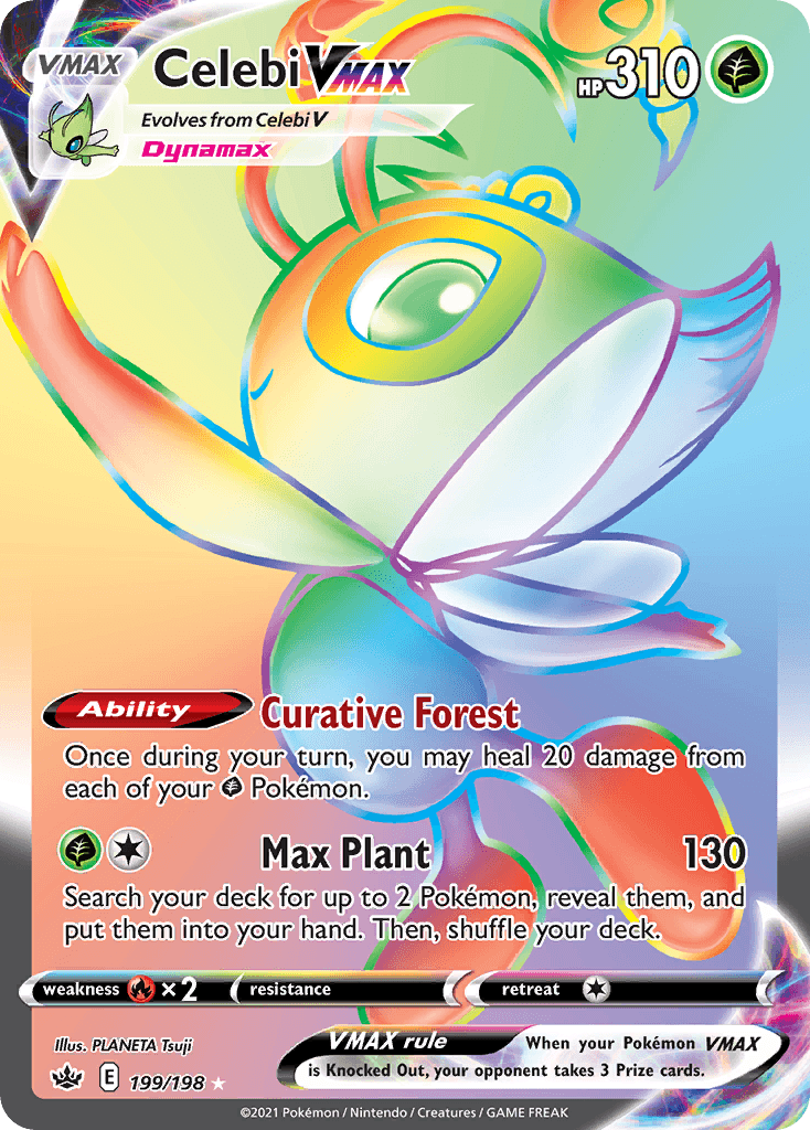 Celebi VMAX, kortbilde fra pokemontcg.io