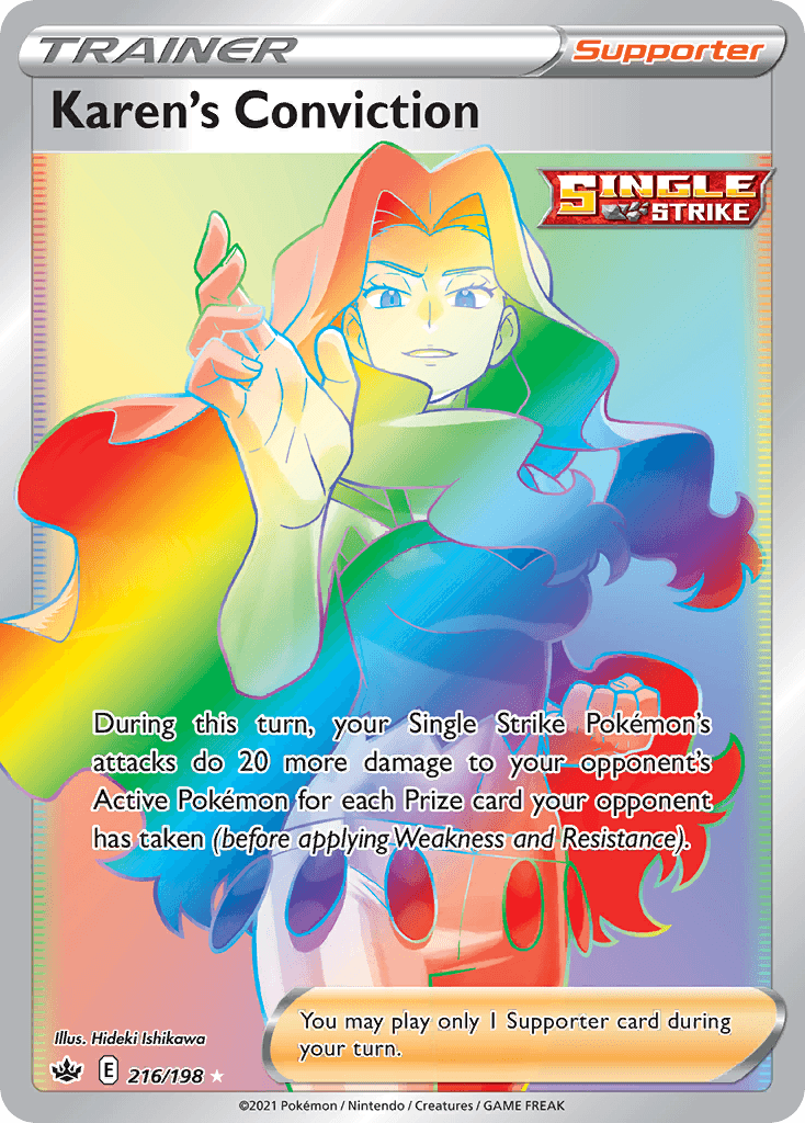Karen's Conviction, kortbilde fra pokemontcg.io