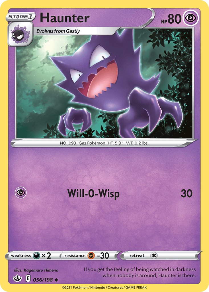 Haunter, kortbilde fra pokemontcg.io
