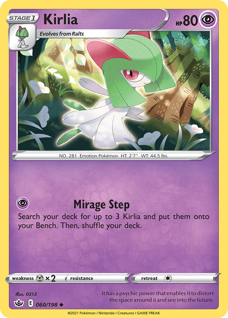 Kirlia, kortbilde fra pokemontcg.io