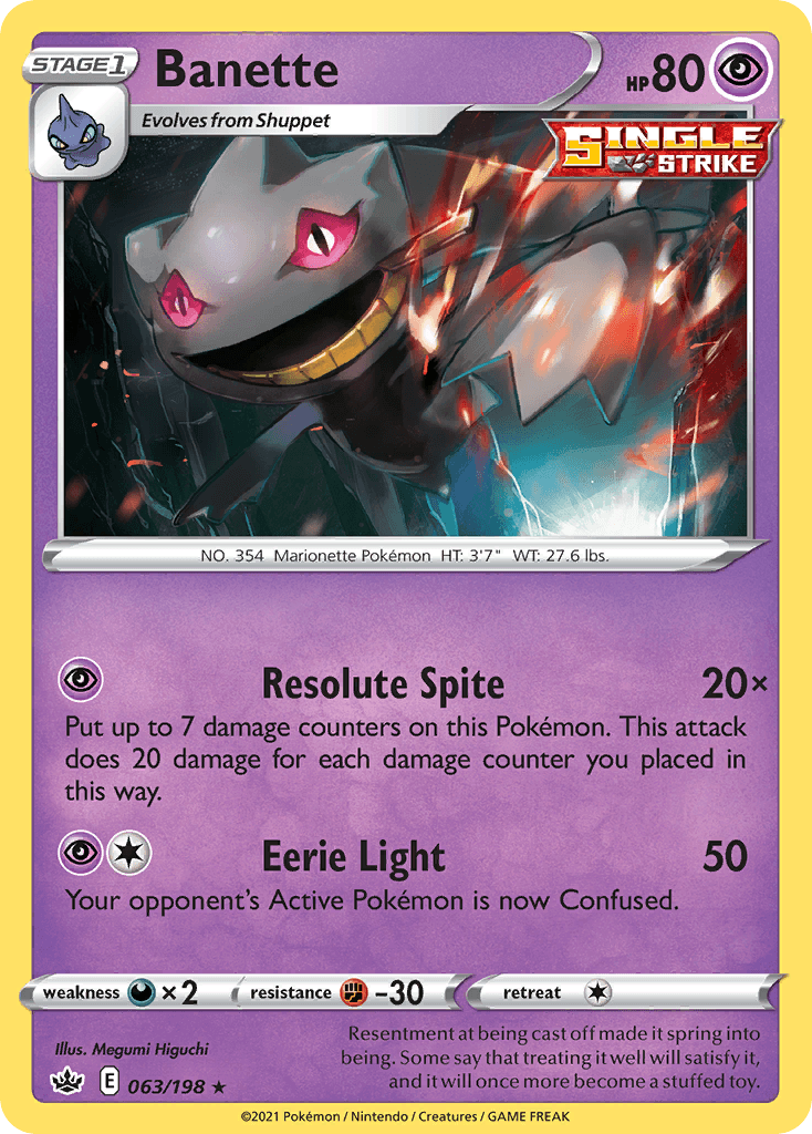 Banette, kortbilde fra pokemontcg.io