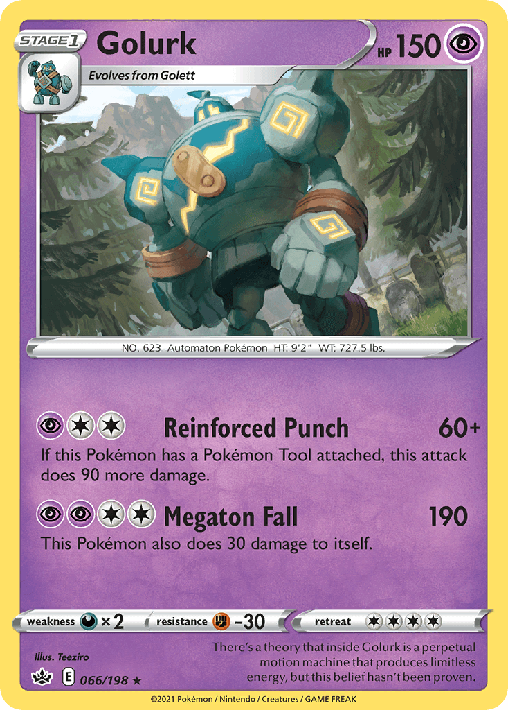 Golurk, kortbilde fra pokemontcg.io