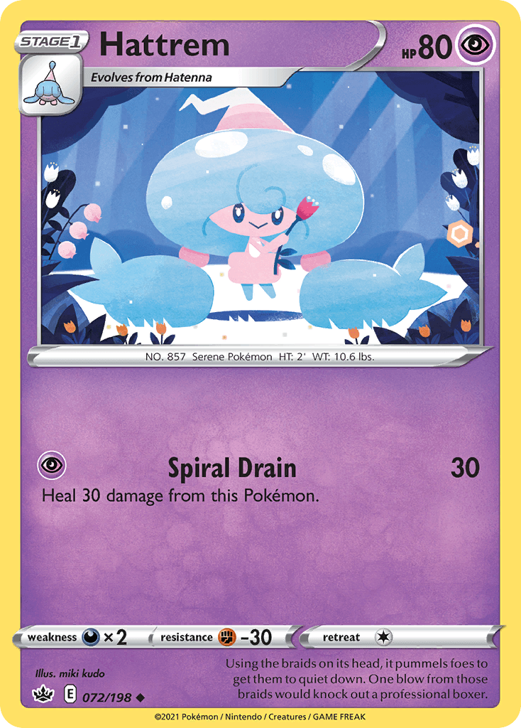 Hattrem, kortbilde fra pokemontcg.io
