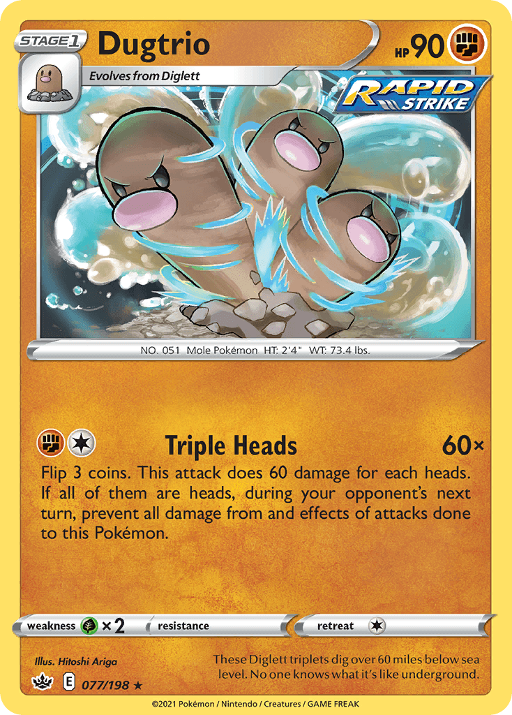 Dugtrio, kortbilde fra pokemontcg.io