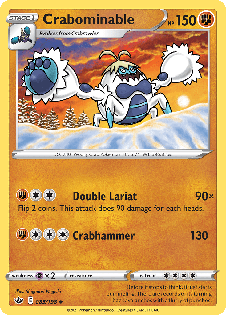 Crabominable, kortbilde fra pokemontcg.io