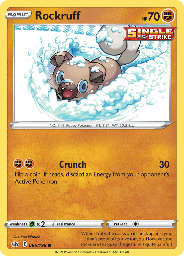 Rockruff, kortbilde fra pokemontcg.io