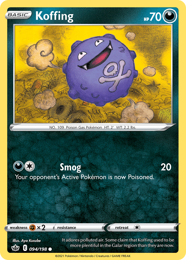 Koffing, kortbilde fra pokemontcg.io