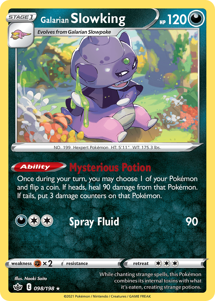 Galarian Slowking, kortbilde fra pokemontcg.io
