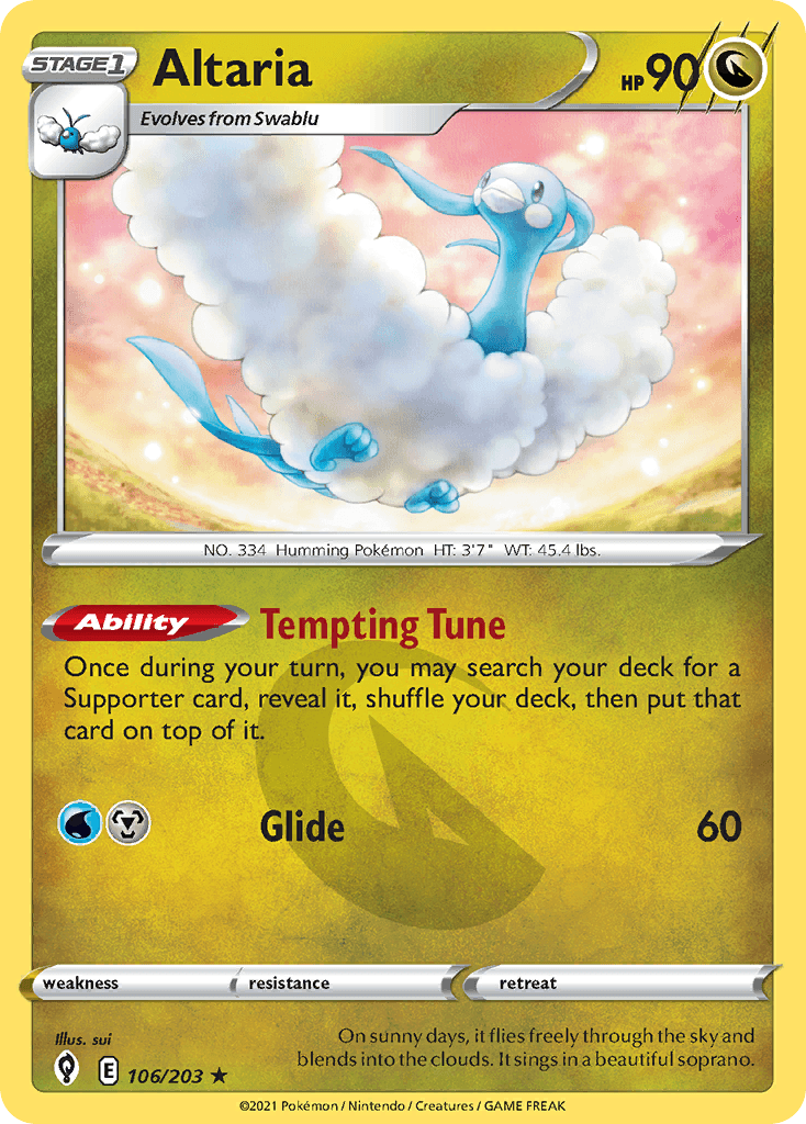 Altaria, kortbilde fra pokemontcg.io