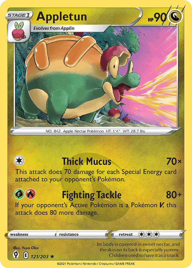 Appletun, kortbilde fra pokemontcg.io