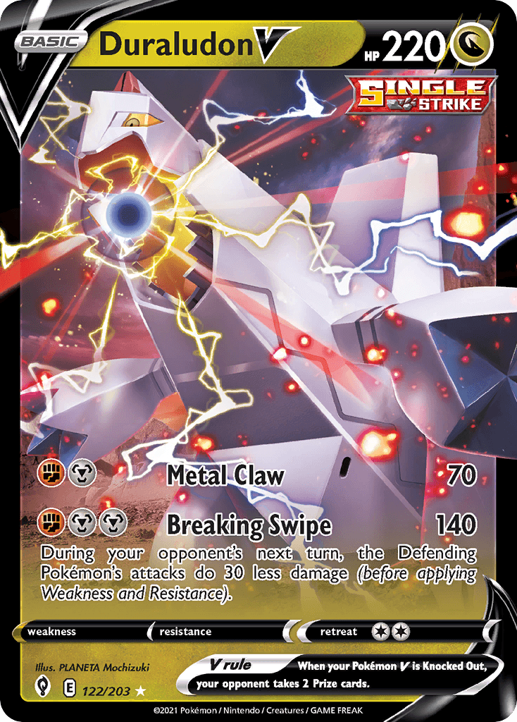 Duraludon V, kortbilde fra pokemontcg.io