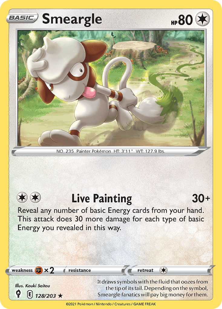Smeargle, kortbilde fra pokemontcg.io