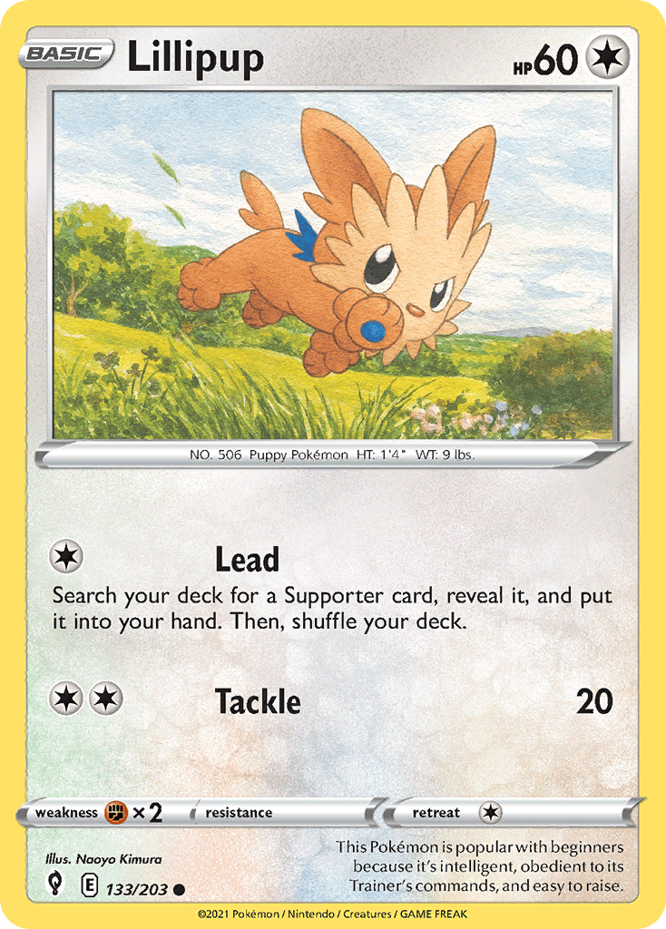 Lillipup, kortbilde fra pokemontcg.io