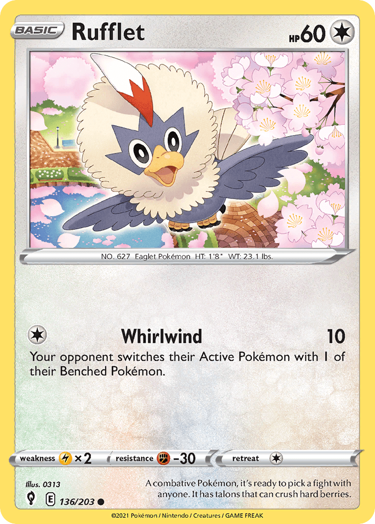 Rufflet, kortbilde fra pokemontcg.io
