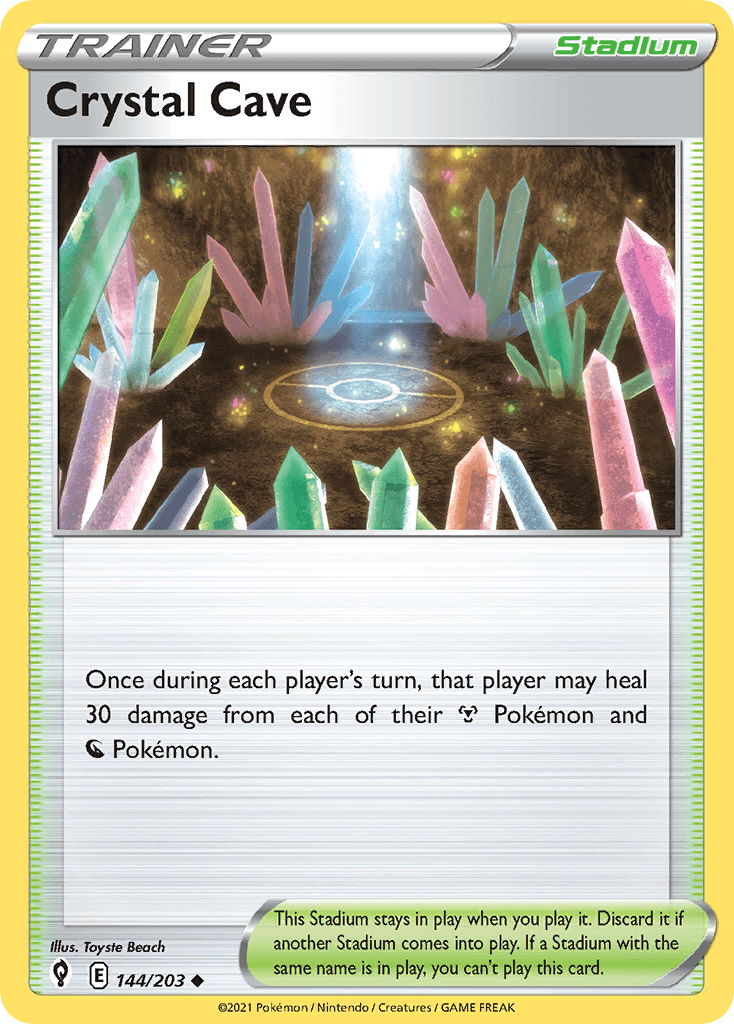 Crystal Cave, kortbilde fra pokemontcg.io