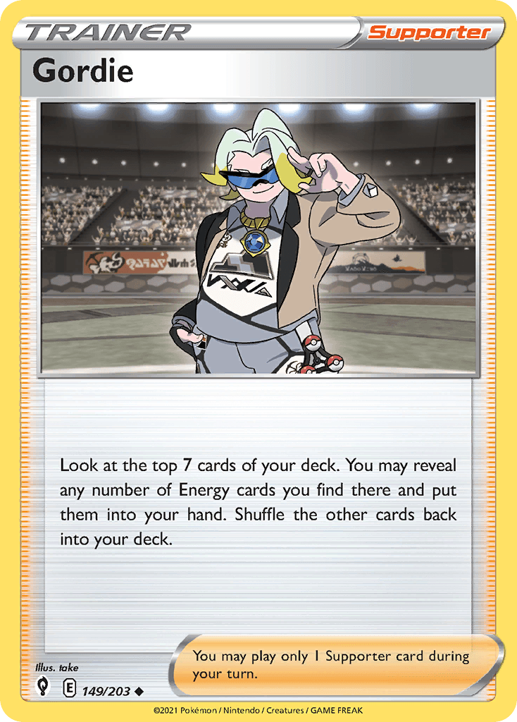 Gordie, kortbilde fra pokemontcg.io